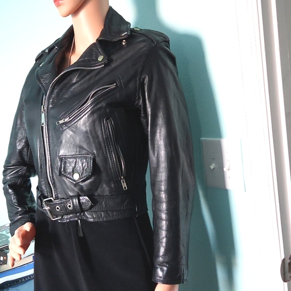 Vintage ICS Motorcycle jacket With Shawl Scarf.. u.s.szS..(16 in that brand - Picture 5 of 14